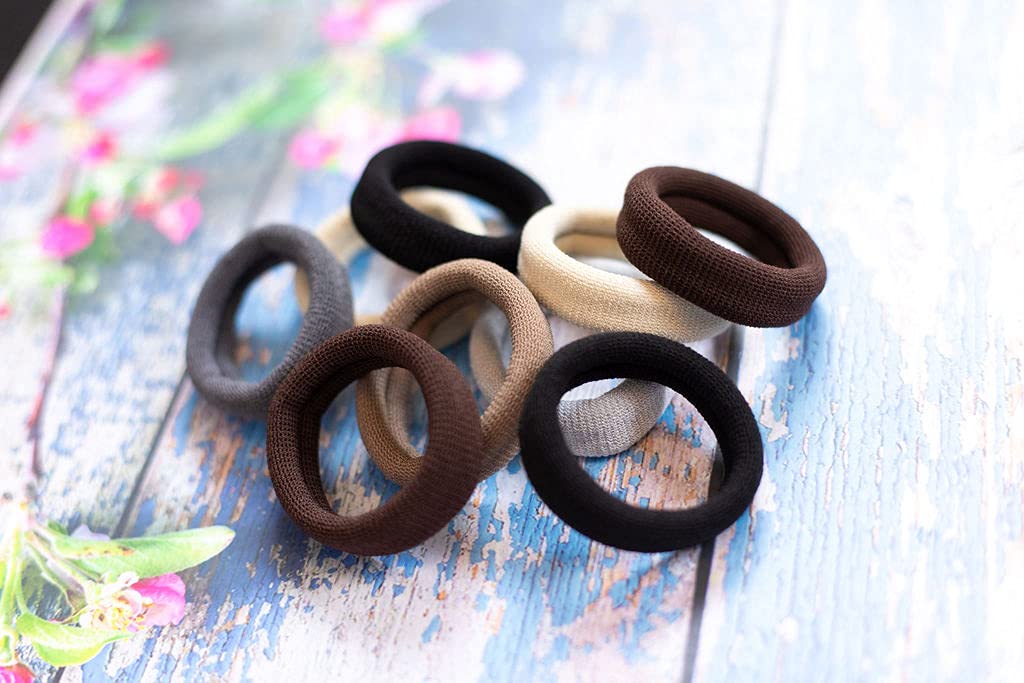 Burlybands damage-free hair care—soft thick material gentle on hair.
