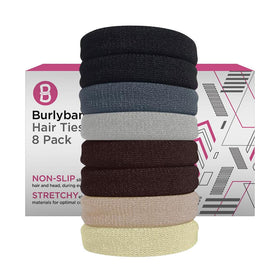 Burlybands large hair ties pack overview—strong seamless design for thick, curly hair.