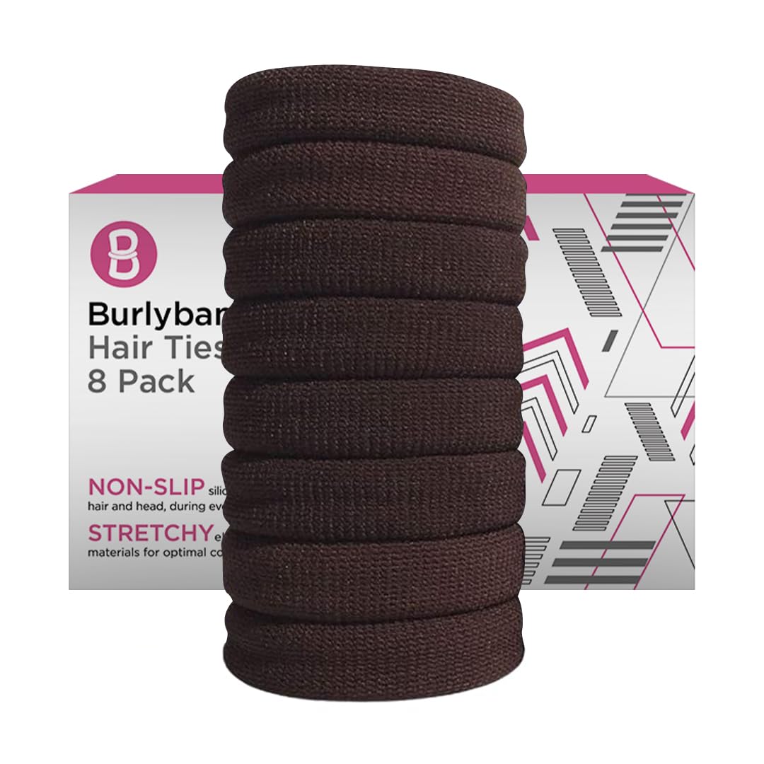 Burlybands large hair tie for thick hair with seamless design and strong hold.