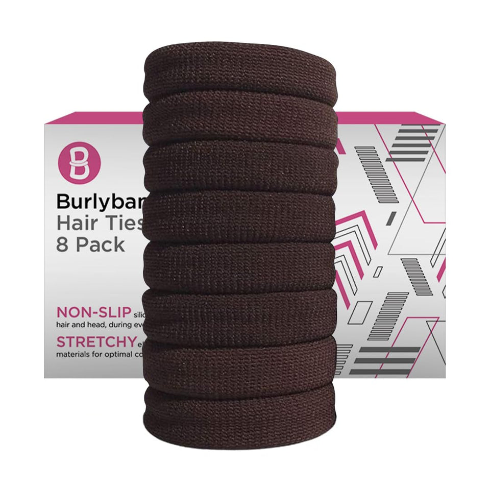 Burlybands large hair tie for thick hair with seamless design and strong hold.