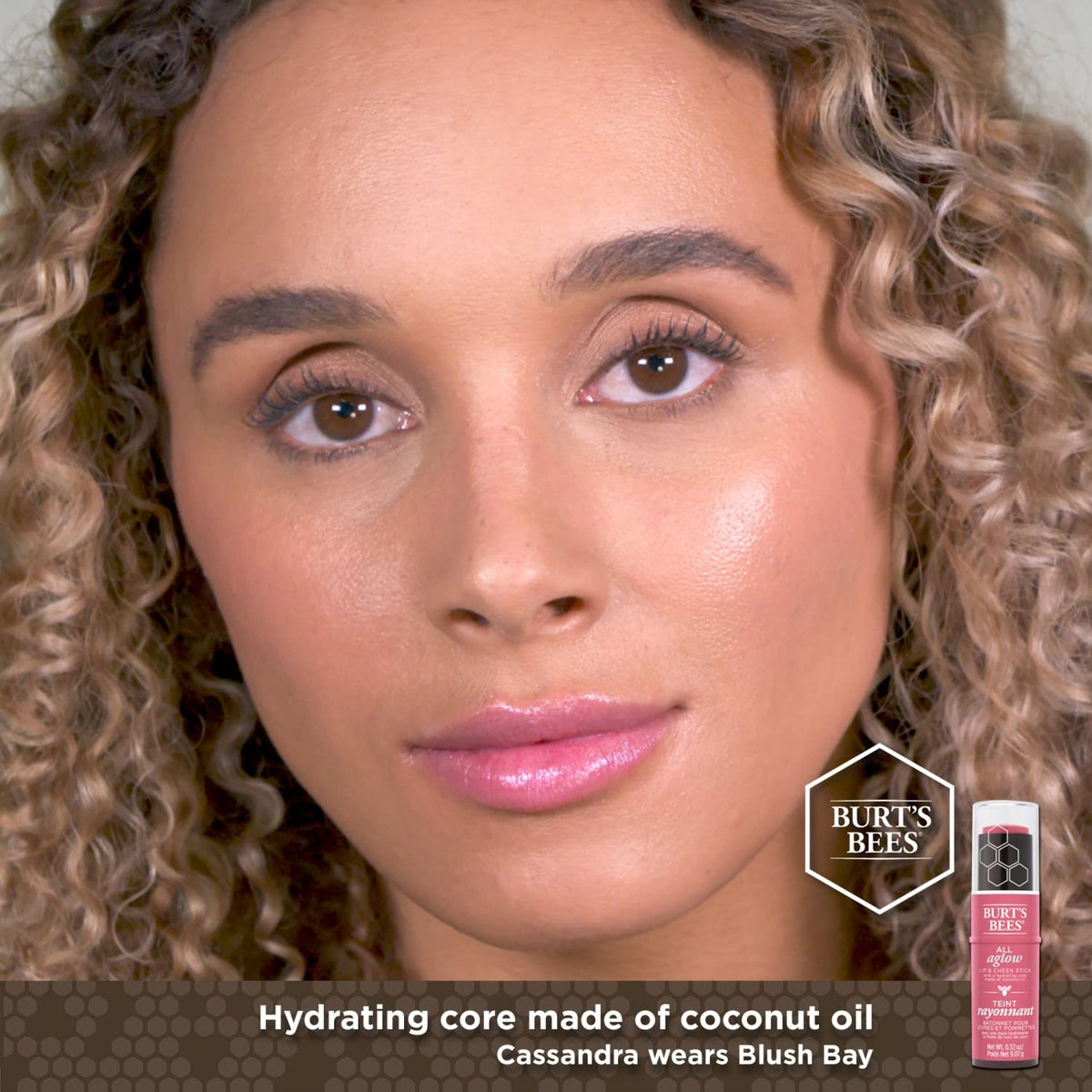 Smooth, blendable apply on cheekbones for a natural glow