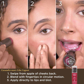 Easy swipe along cheekbones for a lightweight blush finish.