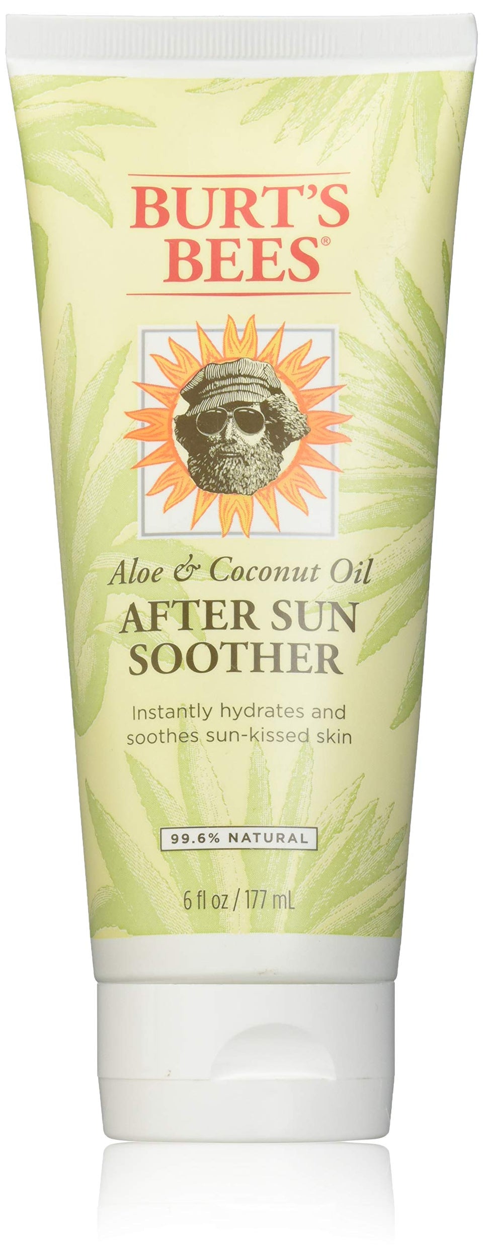 Burt's Bees Aloe & Coconut After Sun Soother 6oz tube nourishes and soothes sun-exposed skin.