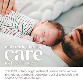 Burt's Bees Baby ointment ingredients highlight coconut oil and beeswax for barrier support