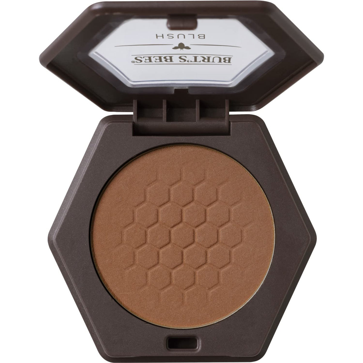 Burt's Bees Blush Toasted Cinnamon compact radiates natural warmth for radiant cheeks.