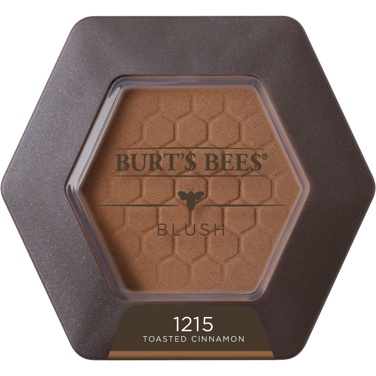 Toasted Cinnamon swatch reveals tawny brown shade ideal for tan or dark skin tones.