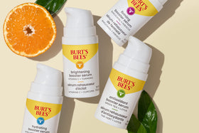Burt's Bees Firming Serum suggests texture improvement and firmness benefits