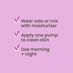 Burt's Bees Firming Serum in-use shot shows application during skincare routine