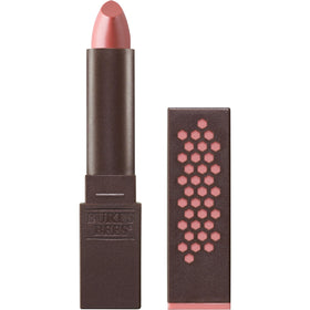 Burt's Bees Glossy Lipstick Nude Mist swatches for a soft pink-neutral glow