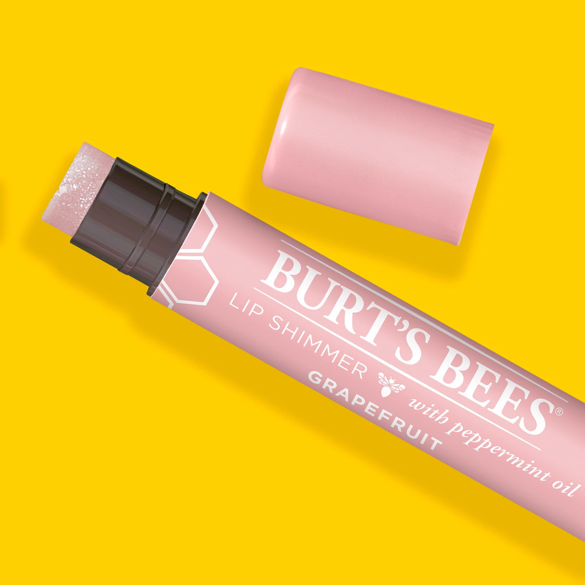 Ingredients highlight: shea butter and sunflower oil in Lip Shimmer.