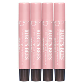Burt's Bees Grapefruit Lip Shimmer tube for soft, shimmery lips and hydration.