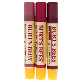 Burt's Bees Kissable Color Warm Rhubarb lip shimmer delivers vibrant tint and hydration.