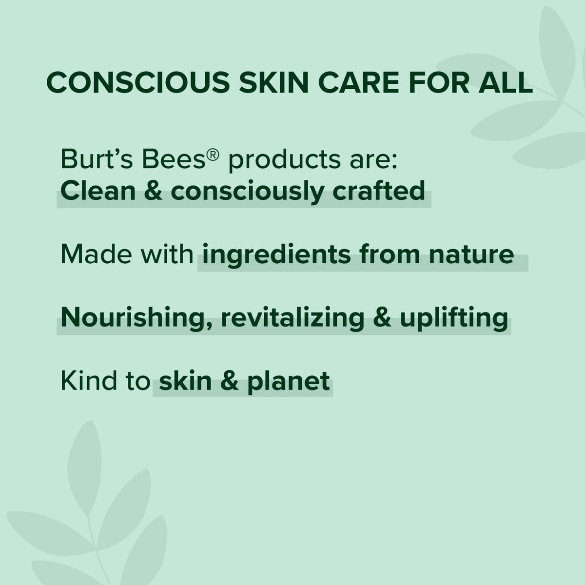 Burt's Bees lotion label highlights 98.6% natural origin.