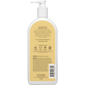 Burt's Bees Milk and Honey lotion pack with a 12 oz bottle for daily hydration.