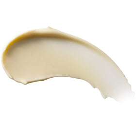 Close-up of Burt's Bees Milk and Honey lotion texture showing creamy, quick-absorption hydration.