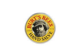 Compact Burt's Bees Hand Salve pack opens easily for quick moisturizing anywhere.