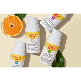 Burt's Bees natural origin label with 98.5% ingredients highlighted