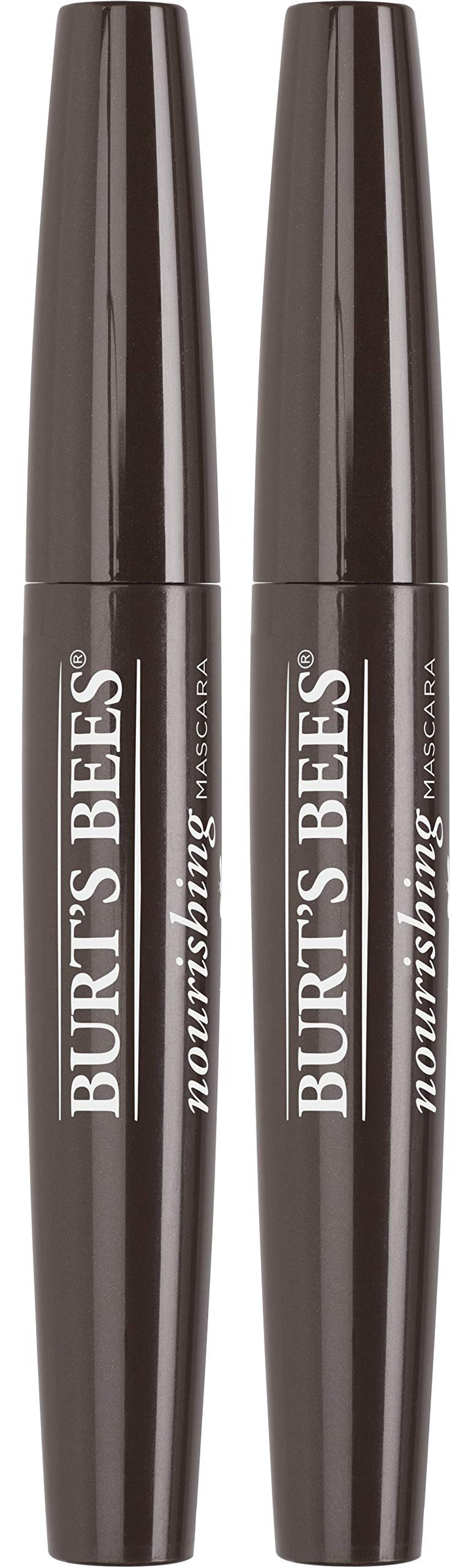 Burts Bees Nourishing Mascara Classic Black pack of 2 with easy brush applicator for all eye colors
