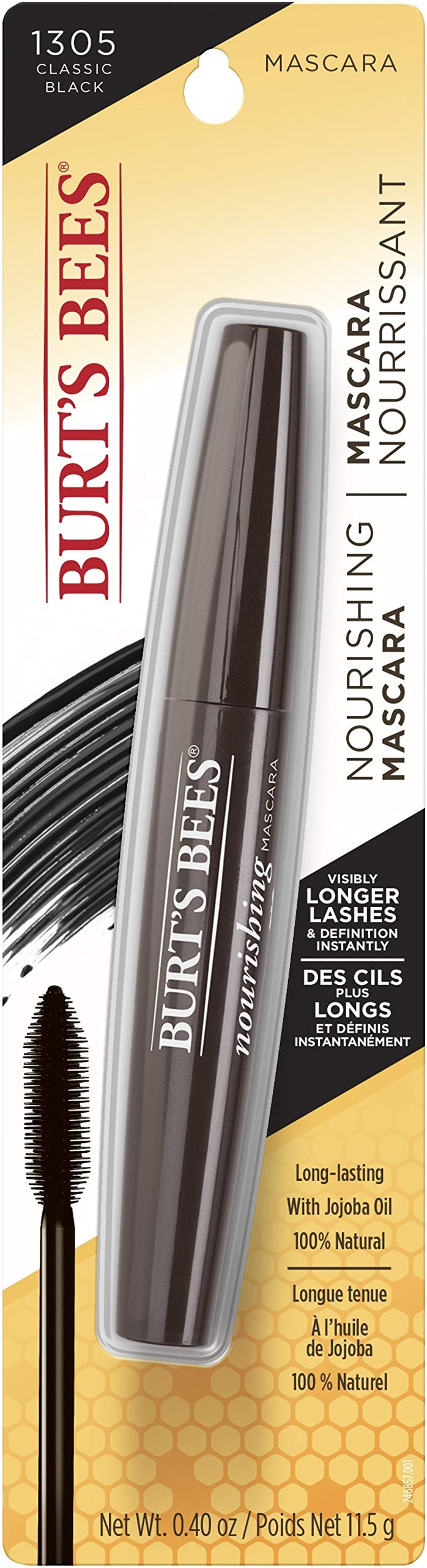 Burts Bees Nourishing Mascara cruelty-free ophthalmologist-tested packaging