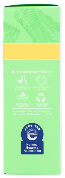 Burt's Bees no animal testing label displayed on the product or packaging.