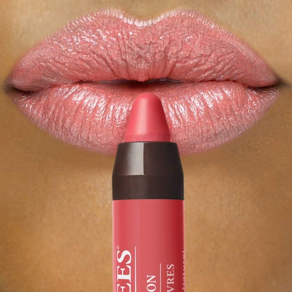 Burt's Bees Niagara Overlook swatches on skin show shade versatility.