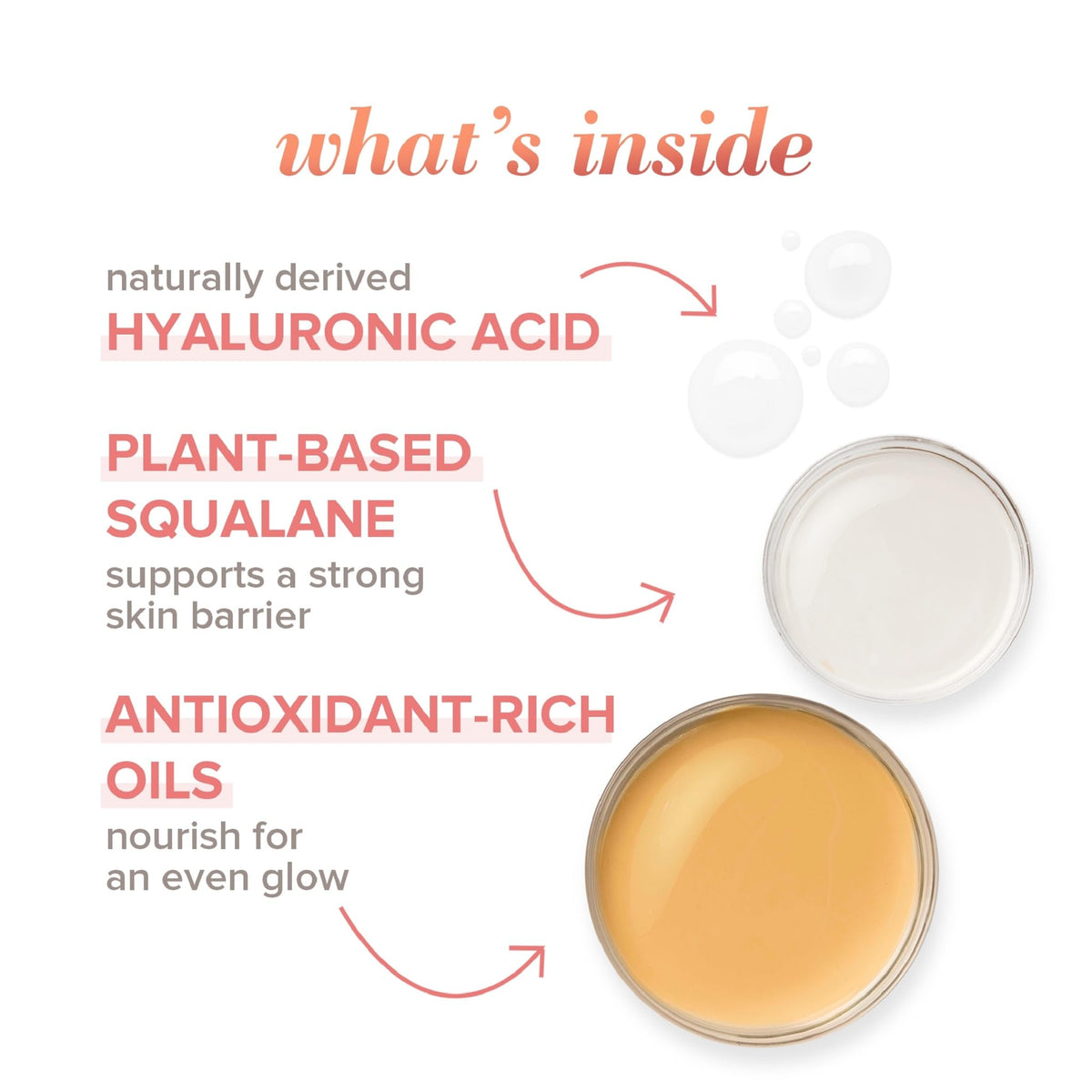 Application on cheek showing subtle radiant glow from the gel cream