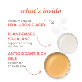 Application on cheek showing subtle radiant glow from the gel cream