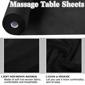 Buryeah 32x71 inch bed sheet cover fits most tables for easy setup.