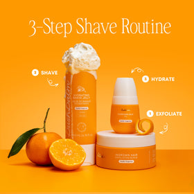 Bushbalm Hydrating Shave Jelly ingredients: Squalane and Aloe provide lasting moisture
