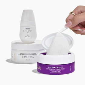 Bushbalm Radiant Reset Pads for exfoliation and prep before hydration.