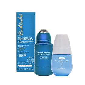 Bushbalm Roller Rescue bottle with cooling roller for post-hair-removal comfort