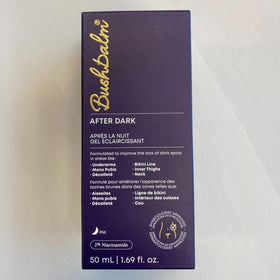 Bushbalm TXA Niacinamide Aloe formula highlighting key actives for even tone.