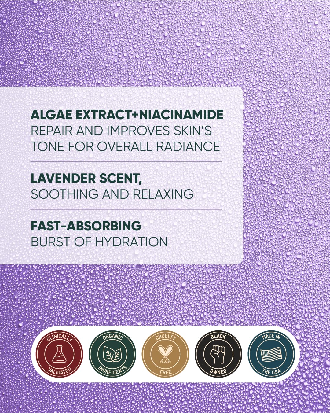 Buttah Aloe Rose Refreshing Mist contains aloe leaf for a cooling sensation.
