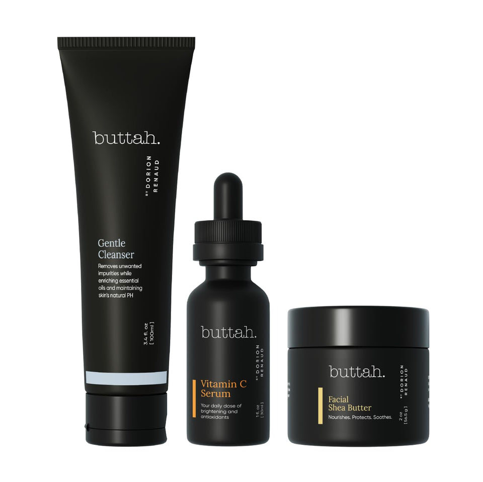 Buttah Dorion Renaud complete kit box for melanin-rich skin care routines.