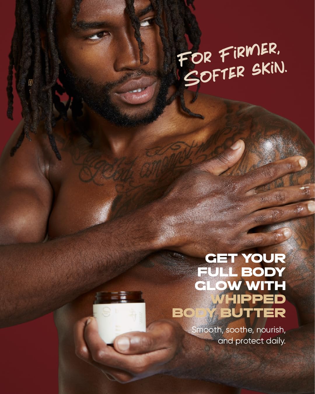 Buttah by Dorion Renaud raw shea butter texture close-up highlights natural richness.