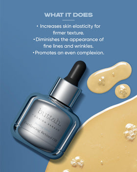Buttah Everlasting Retinol Oil label highlighting premium ingredients.