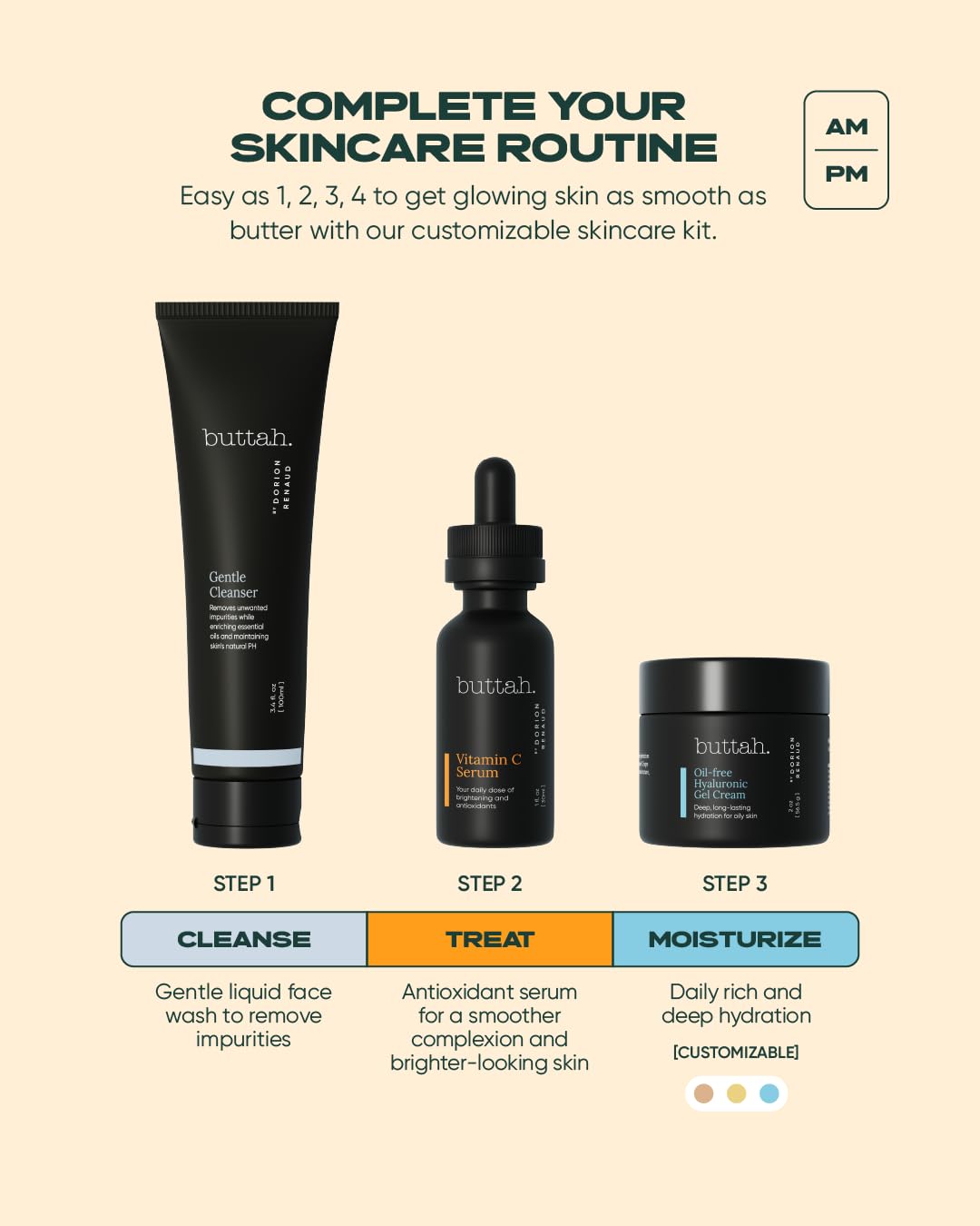 Buttah Hyaluronic Gel Cream hydration molecule visual signaling deep hydration without heaviness.
