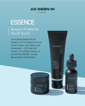 Buttah Oil-Free Hyaluronic Gel Cream applied to clean skin after morning routine.