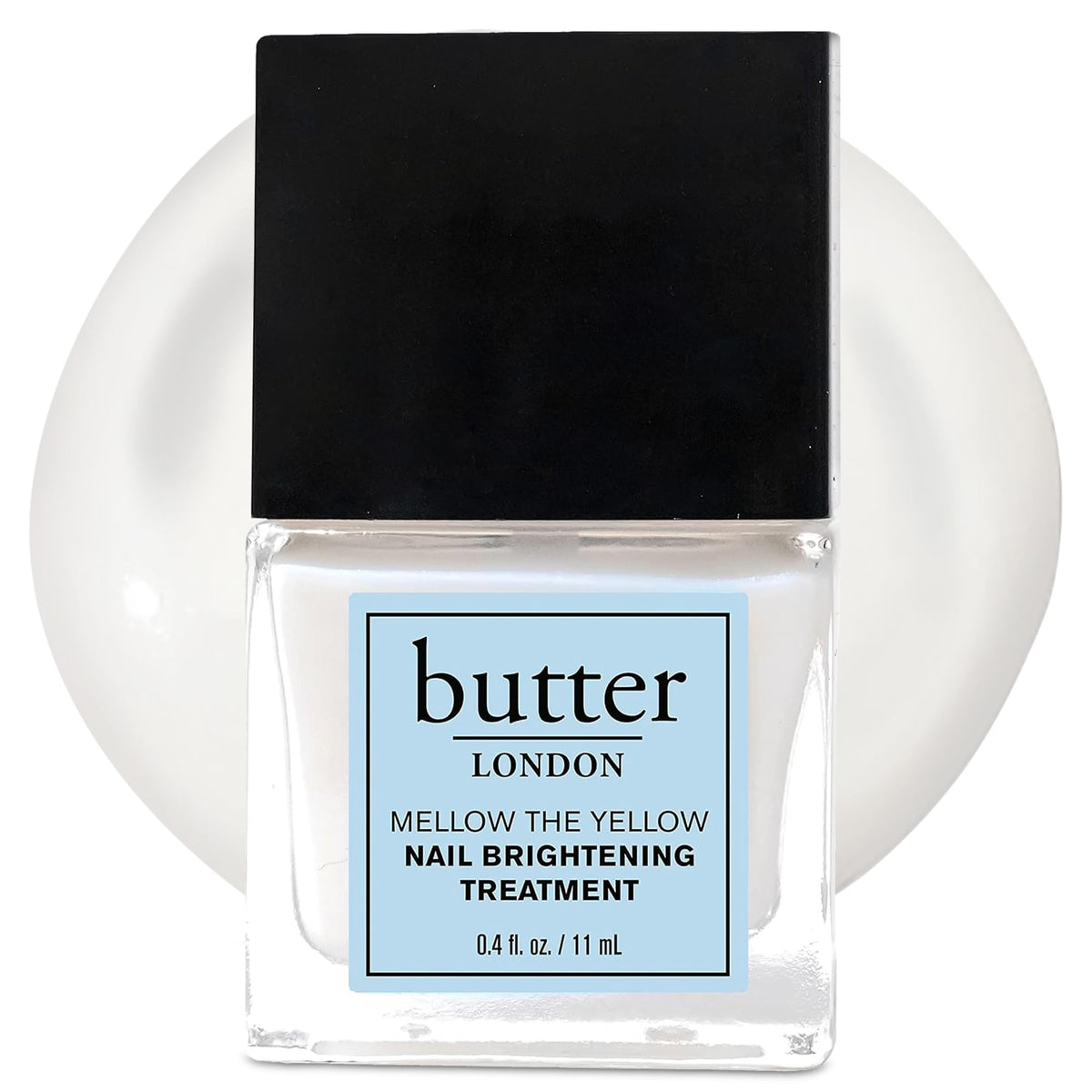 Butter LONDON Illuminating Nail Concealer bottle front showing brightening base coat