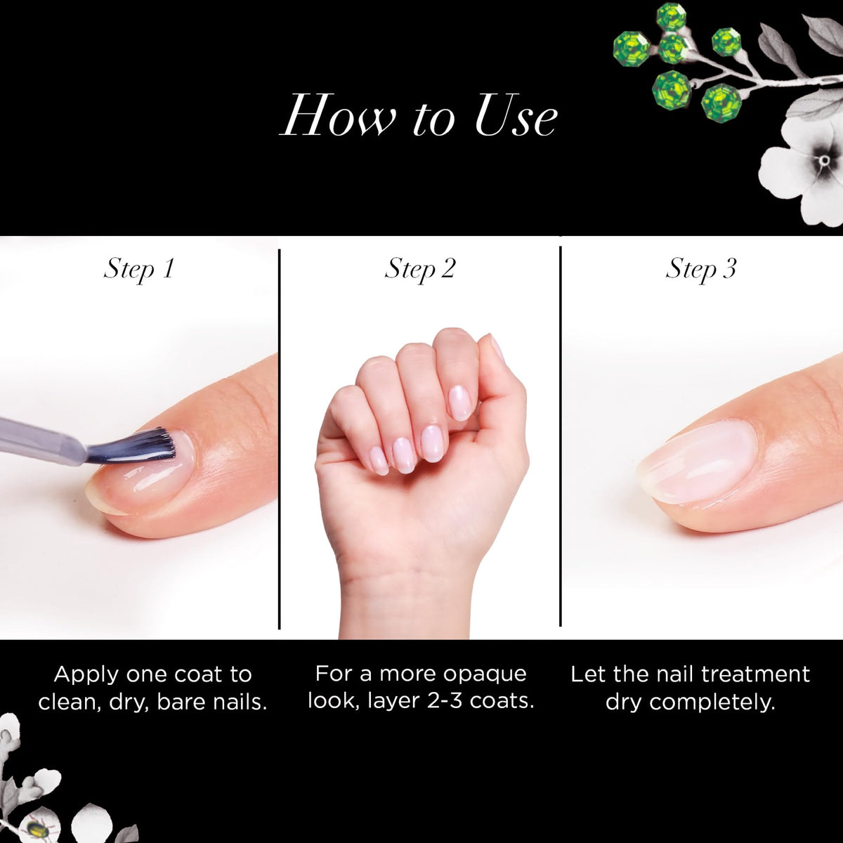 Butter LONDON Illuminating Nail Concealer nails with subtle shimmering finish