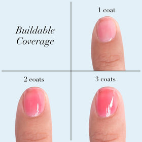 Close-up of Butter LONDON Jelly Preserve on nails with nourishment and rejuvenation
