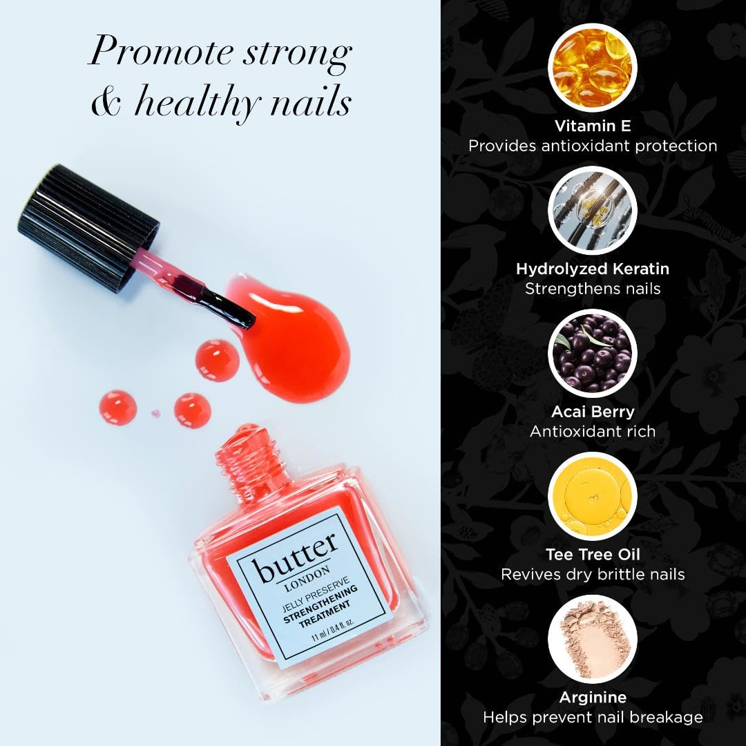 Butter LONDON Jelly Preserve packaging with 10-FREE clean formula emphasis