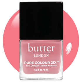 Butter LONDON PC21X Coming Up Roses bottle in rosy pink for everyday wear