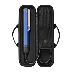 Buwico Dyson Airstrait case interior grooves cradle the straightener securely.