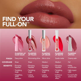 BUXOM Dolly Delight 24-hour hydration for soft lip feel