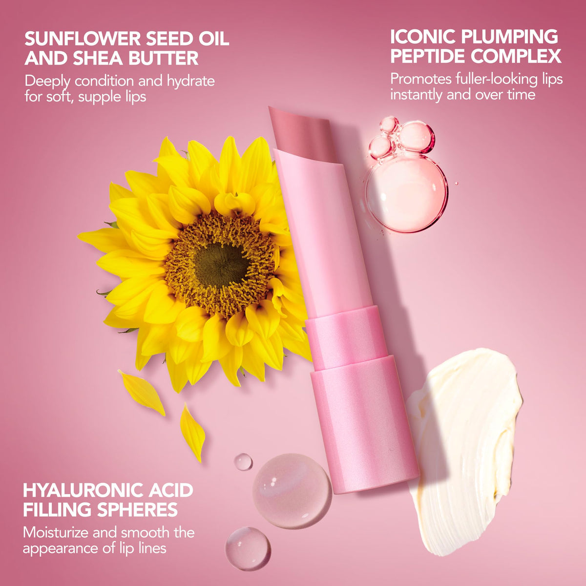 BUXOM Dolly Delight hyaluronic spheres providing moisture