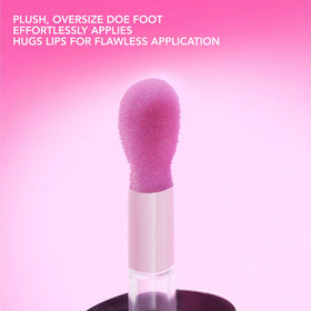 Dolly on lip with glossy finish for daily wear