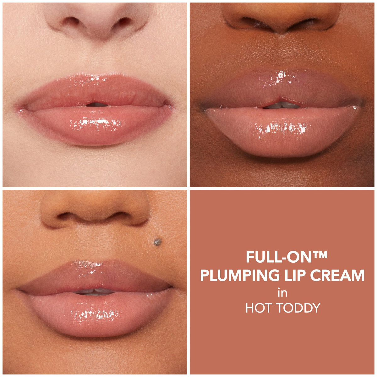 Buxom Full-On Plumping Lip Cream Hot Toddy packaging shot for easy recognition
