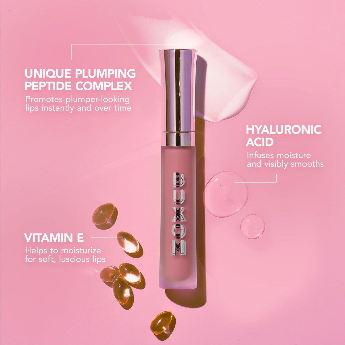 Buxom Full-On Plumping Lip Cream Hot Toddy swatch on arm for shade reference