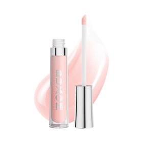Buxom Dylan lip polish tube shows high-gloss shimmer for bold lips.